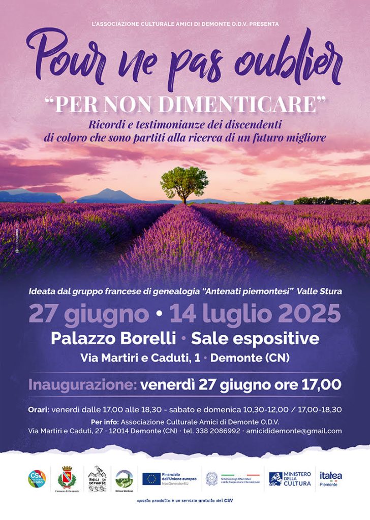 PER NON DIMENTICARE