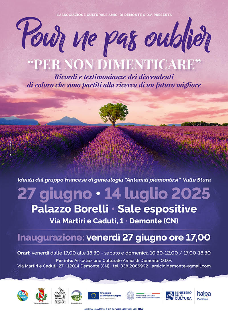 PER NON DIMENTICARE