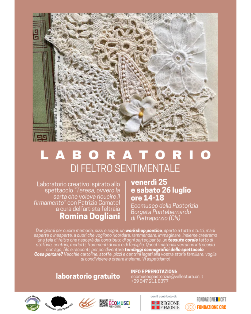 LABORATORIO DI FELTRO SENTIMENTALE 2025