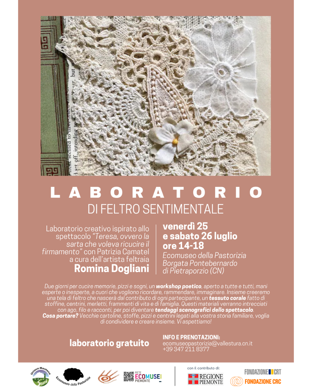 LABORATORIO DI FELTRO SENTIMENTALE 2025