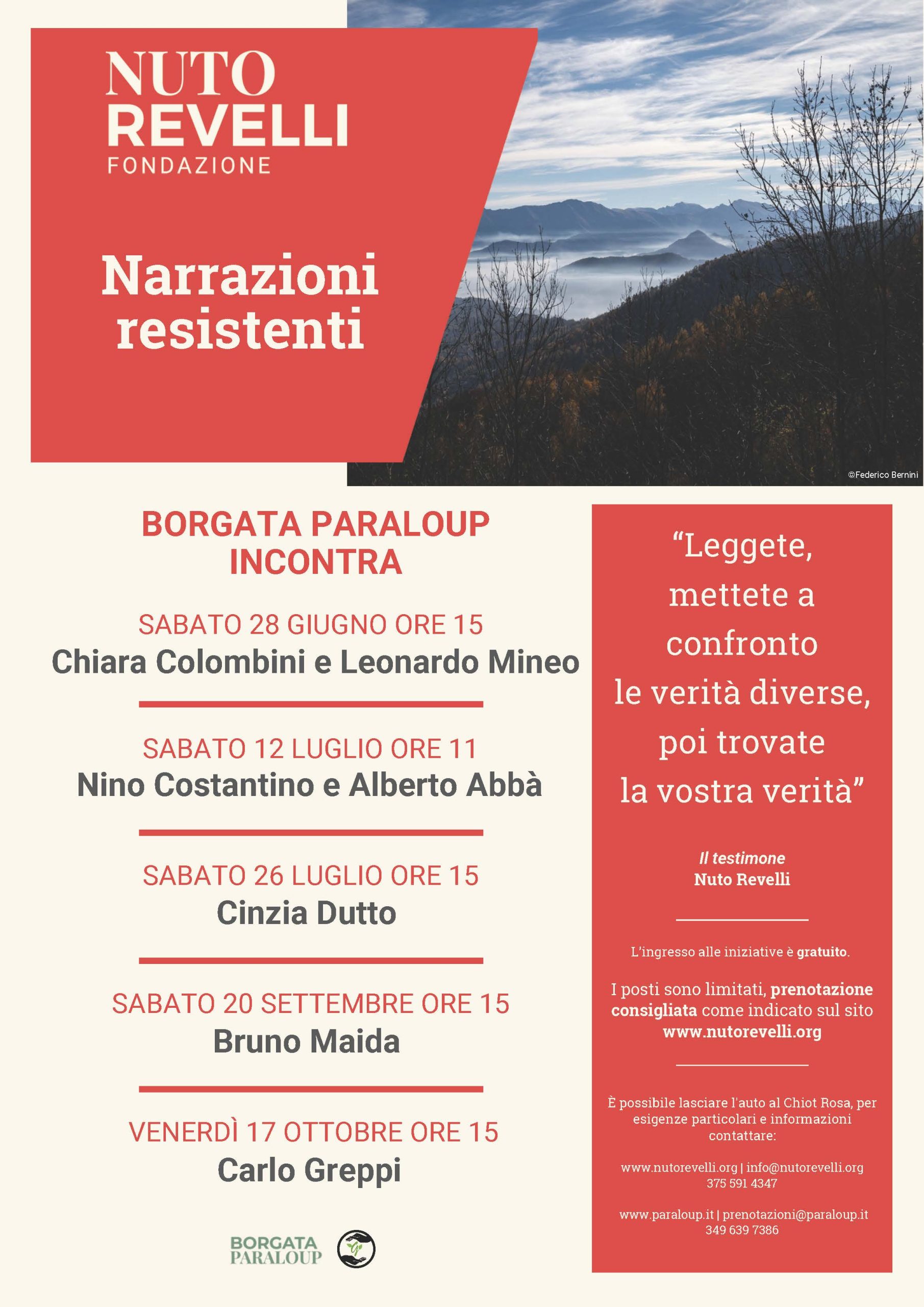 NARRAZIONI RESISTENTI