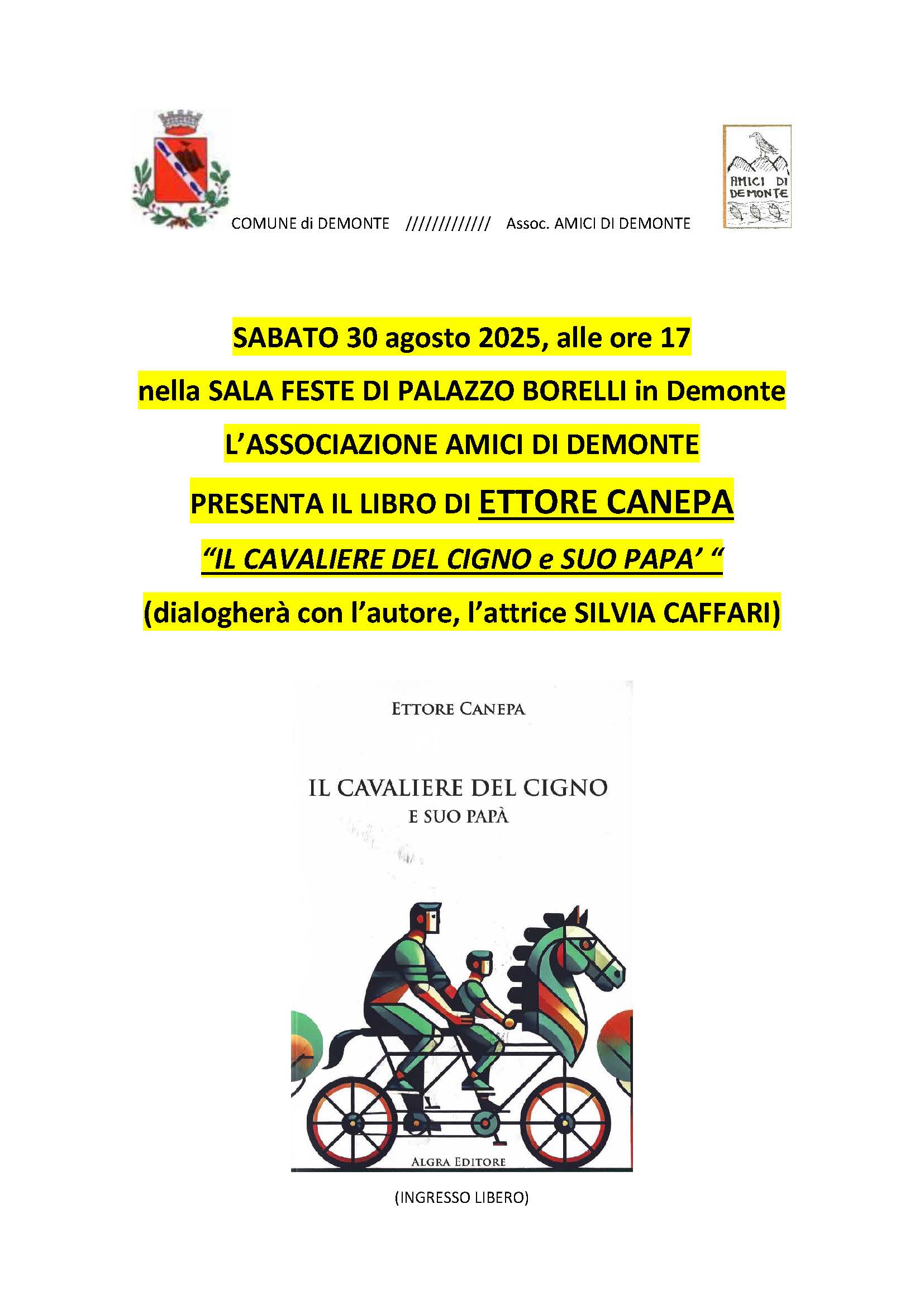PRESENTAZIONE LIBRO CANEPA