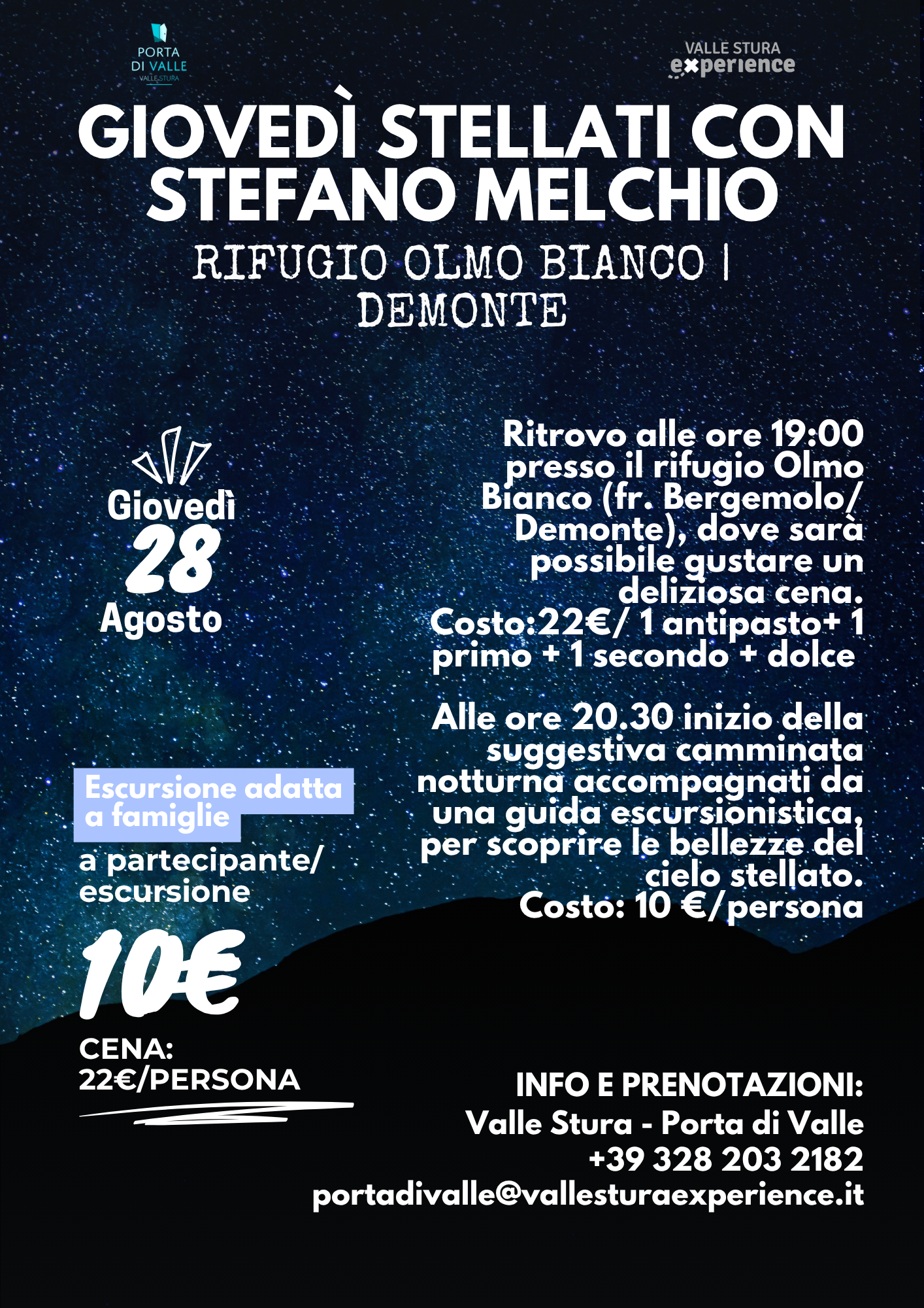 GIOVEDI STELLATI DEMONTE 2025