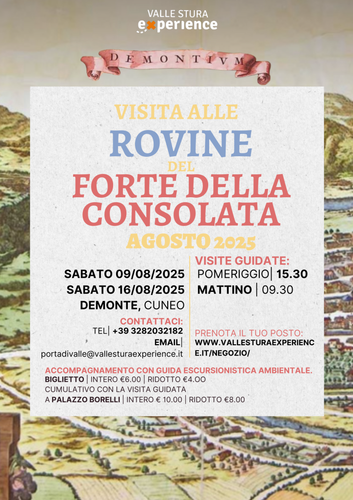 VISITE ALLA ROVINE DEL FORTE DELLA CONSOLATA AGOSTO 2025