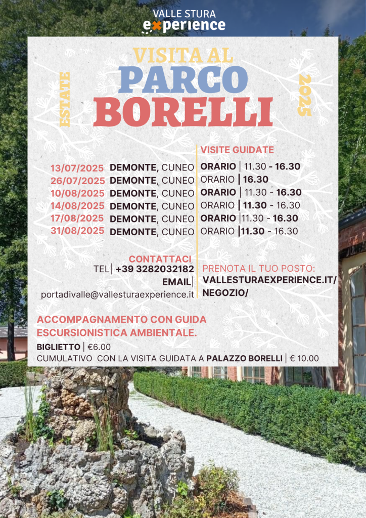 VISITE AL PARCO BORELLI AGOSTO
