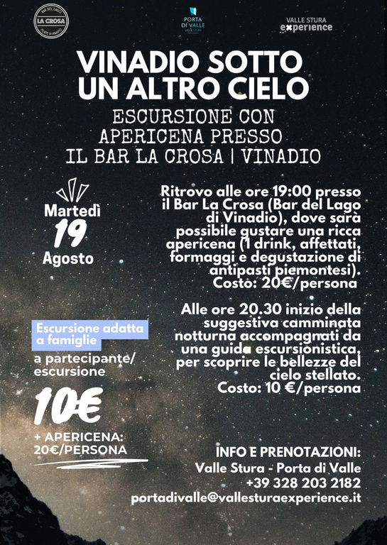VINADIO SOTTO UN ALTRO CIELO