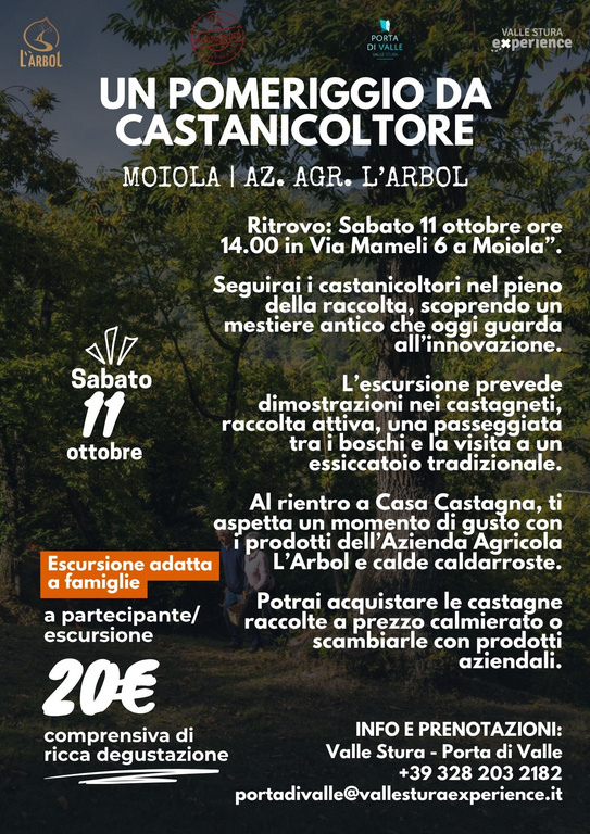 POMERIGGIO DA CASTANICOLTORE
