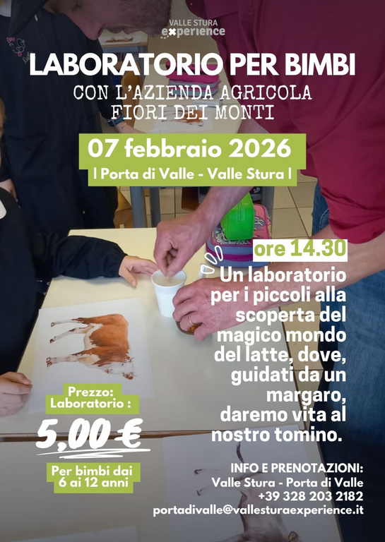 LABORATORIO CULINARIO PER BAMBINI DEMONTE